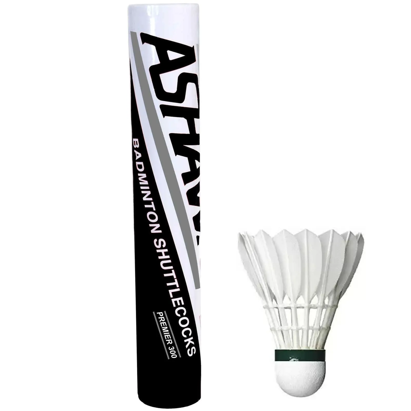 Ashaway Premier 300 Feather Shuttles / Shuttlecocks - Set of 12
