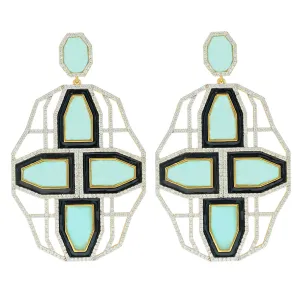 Aurora Dawn Earring - Amazonite