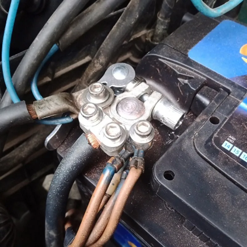 Automotive Snap-on Screw Lock Clamp Connectors For Battery Posts