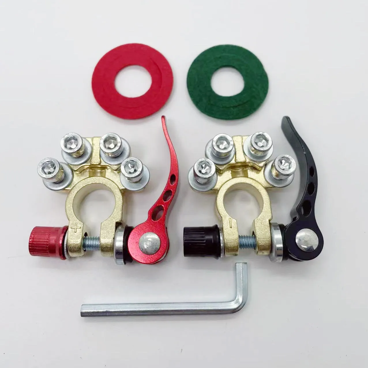 Automotive Snap-on Screw Lock Clamp Connectors For Battery Posts
