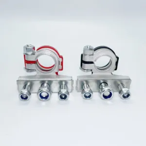 Automotive Snap-on Screw Lock Clamp Connectors For Battery Posts