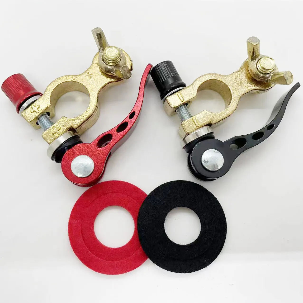 Automotive Snap-on Screw Lock Clamp Connectors For Battery Posts