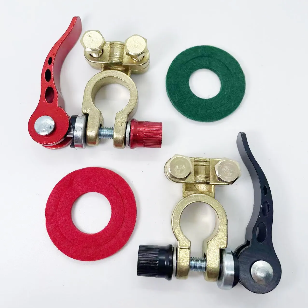 Automotive Snap-on Screw Lock Clamp Connectors For Battery Posts