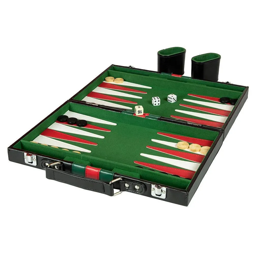 Backgammon - Læder (48x40cm)