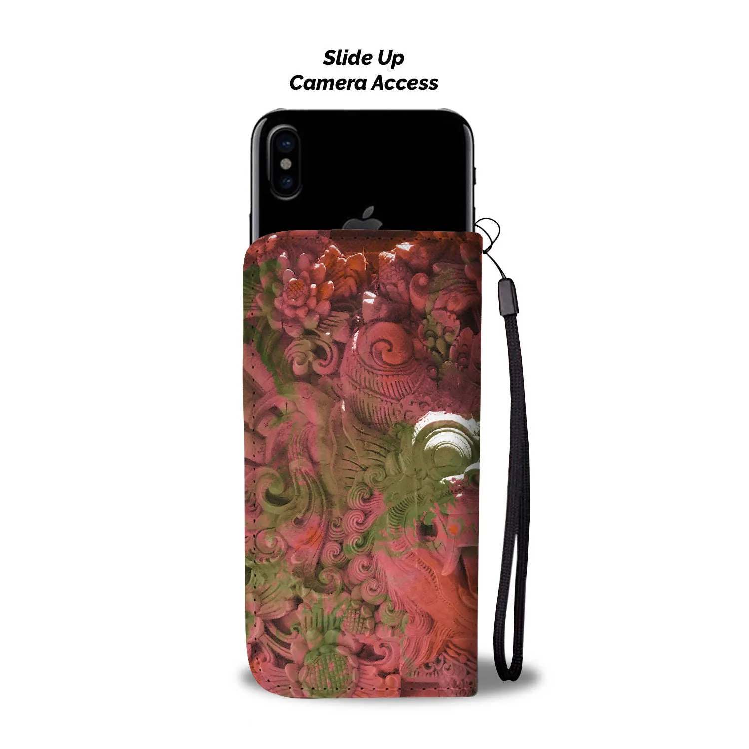 Balinese Pink Stone Wallet Phone Case
