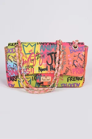 Baloa Graffiti Clutch BIG ✨ MONTH ✨ SALE ✨