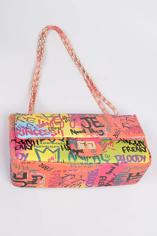 Baloa Graffiti Clutch BIG ✨ MONTH ✨ SALE ✨