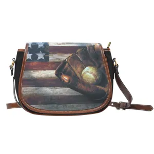 Baseball American Flag