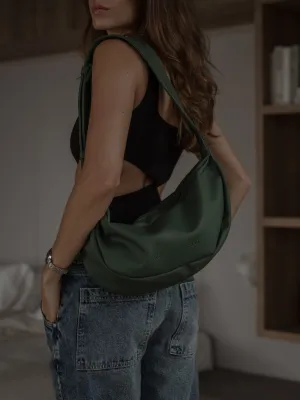 BEAN CROSS BAG  - FOREST GREEN