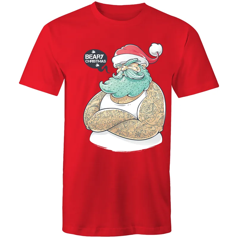 Beary Christmas Bear T-Shirt Unisex (G028)