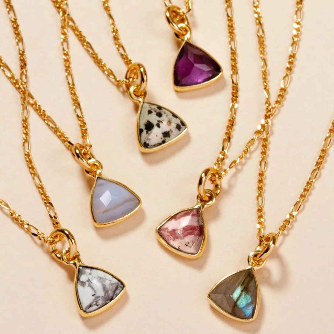 BERMUDA TRIANGLE DAINTY COLLAR NECKLACE
