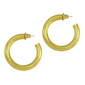 Betty Carre' Chambord Hoop Earrings
