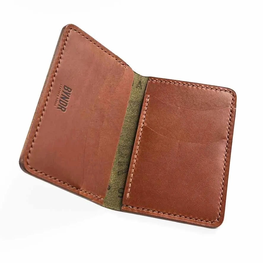 BI-FOLD - GREEN   BROWN