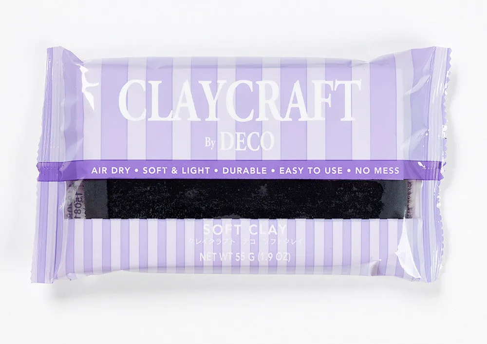 Black - CLAYCRAFT™ by DECO® Soft Clay