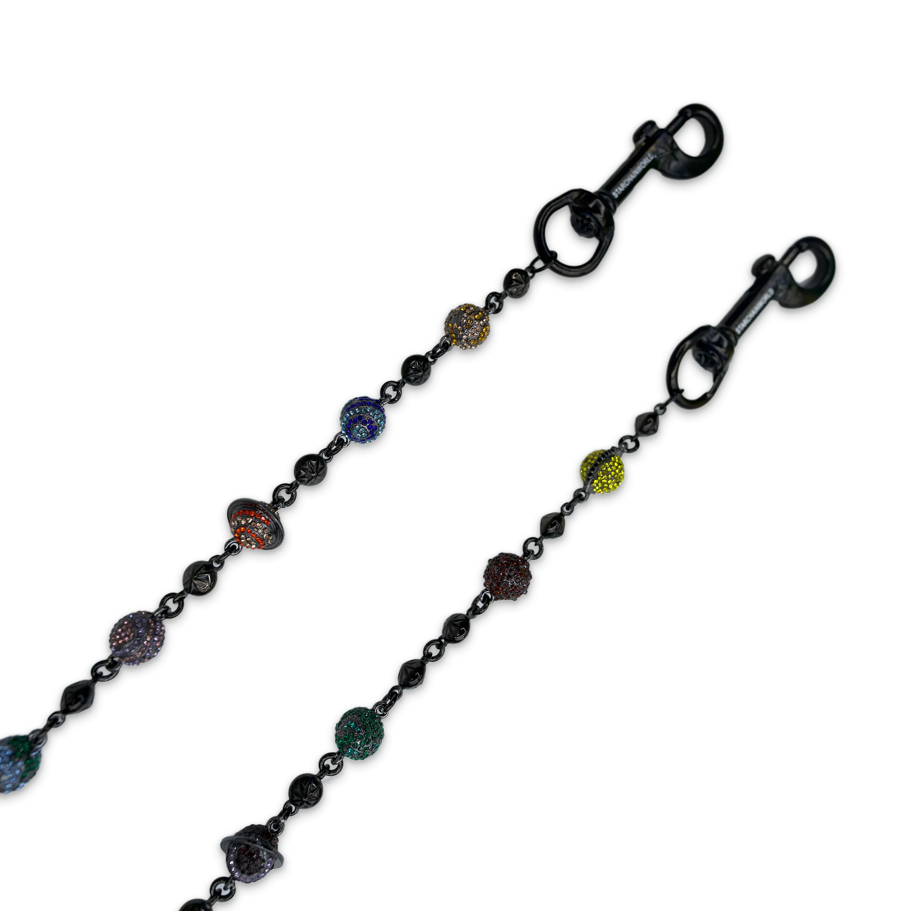 Black Planets Wallet Chain