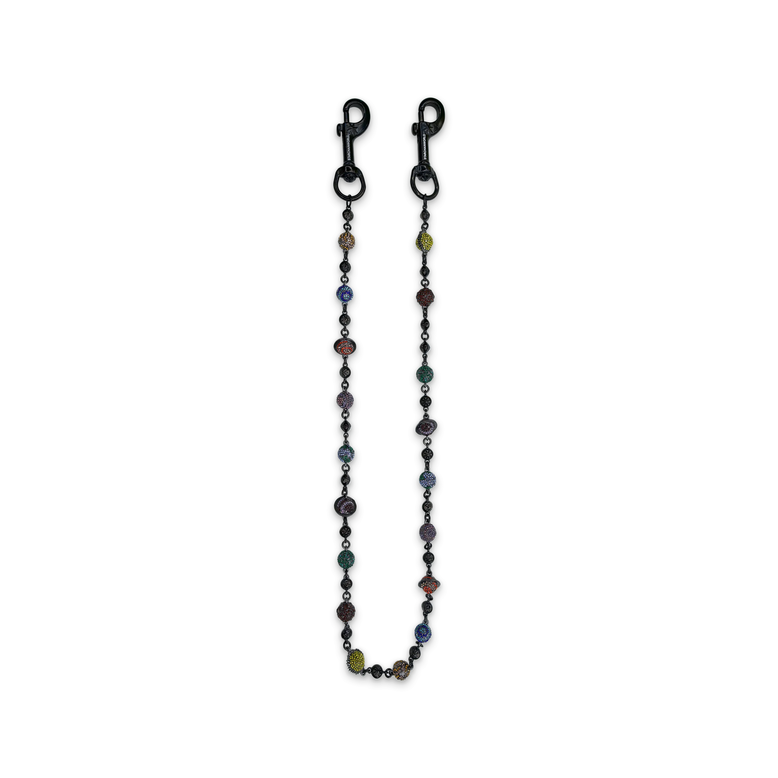 Black Planets Wallet Chain