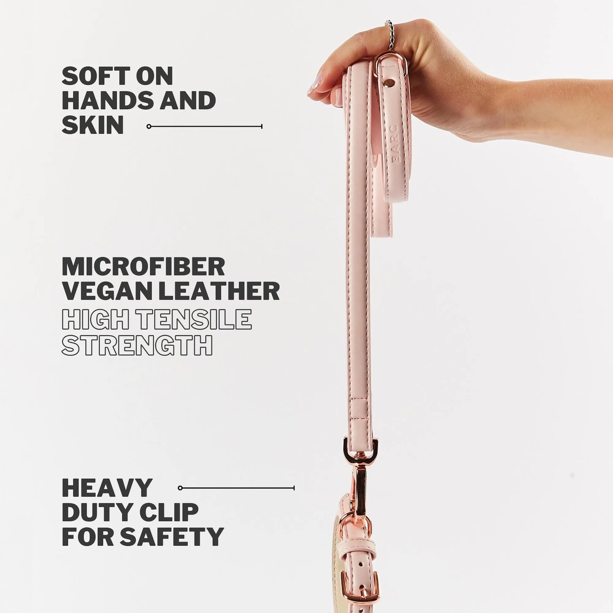Blush Pink Dog Collar & Lead Set