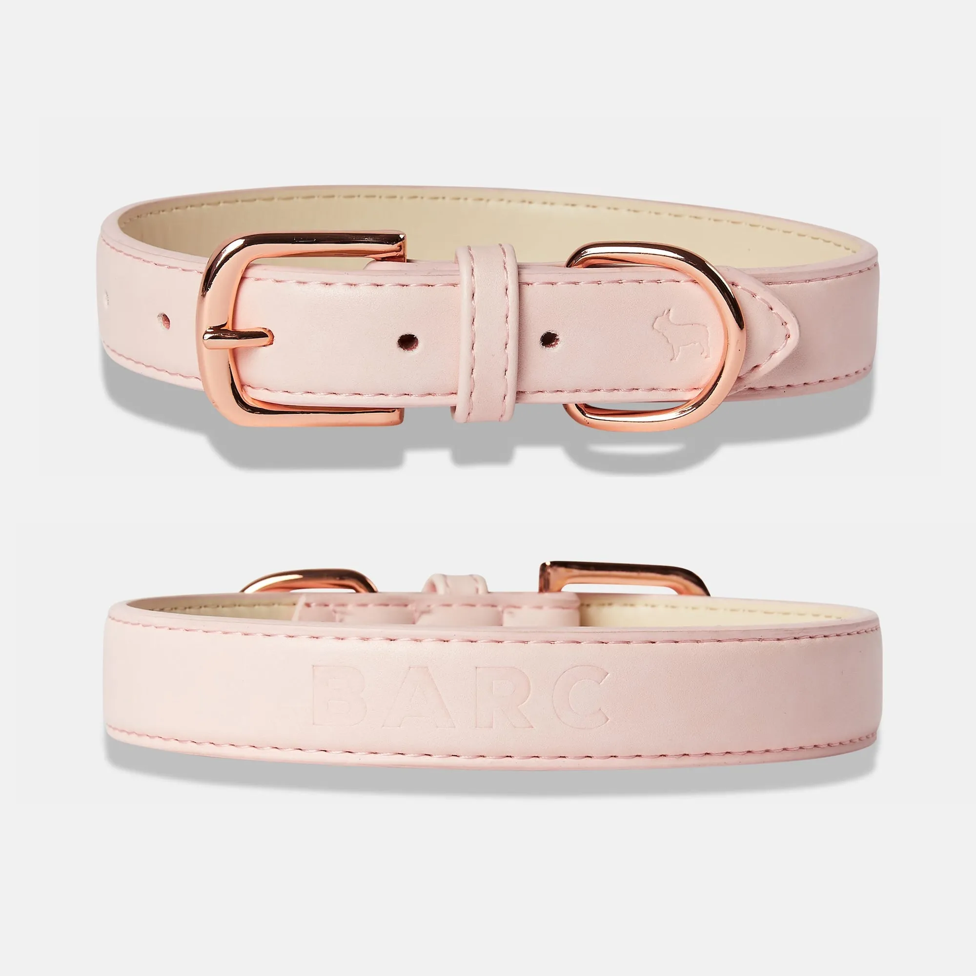 Blush Pink Dog Collar, Harness & Lead Set
