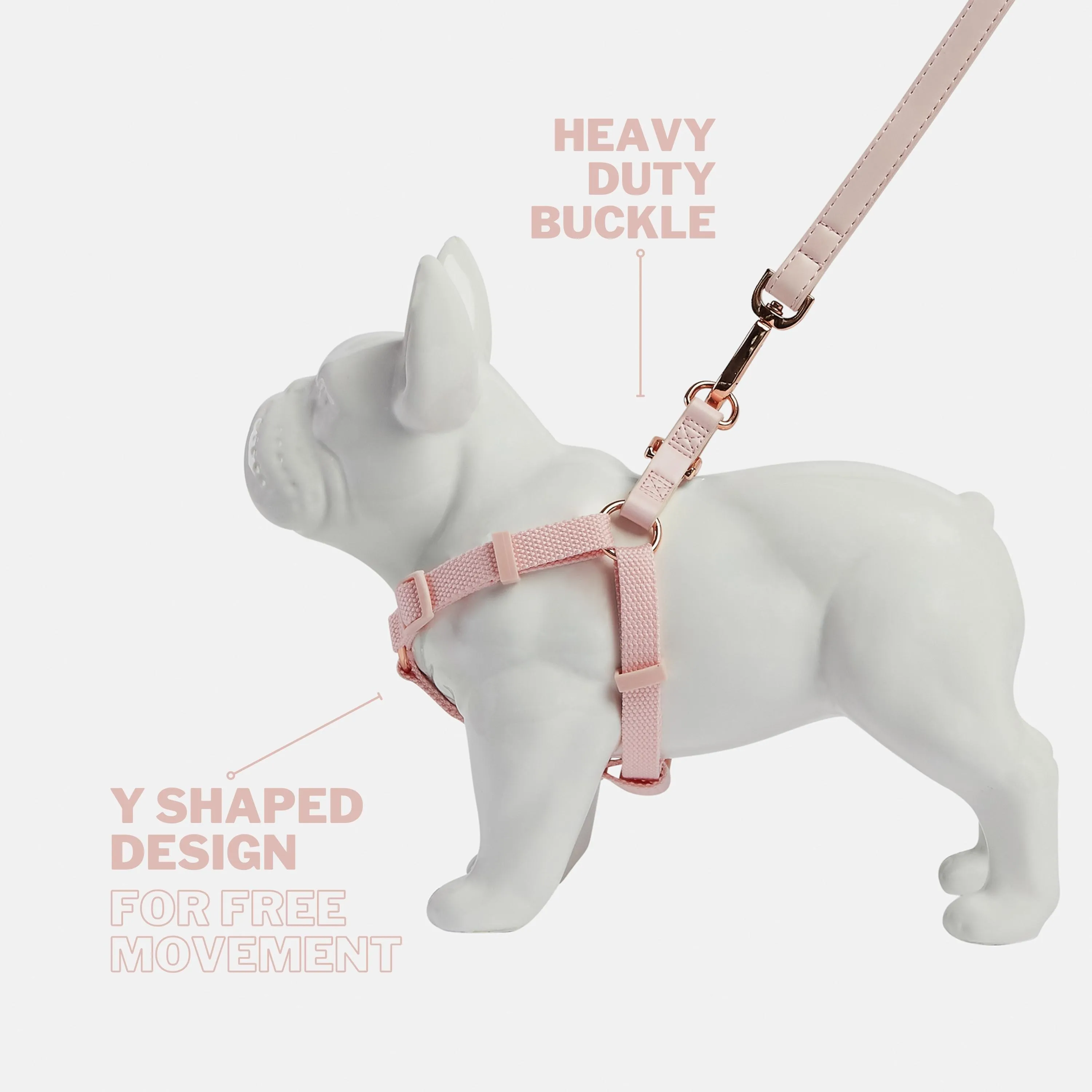 Blush Pink Dog Harness