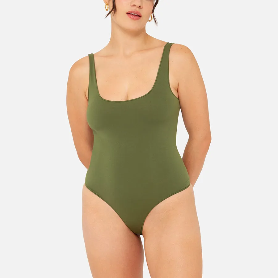 Bodysuit corte Scoop Stretch
