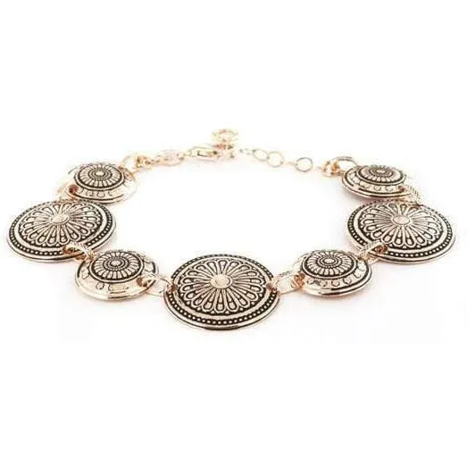 Bracciale con Medagliette in Argento 925