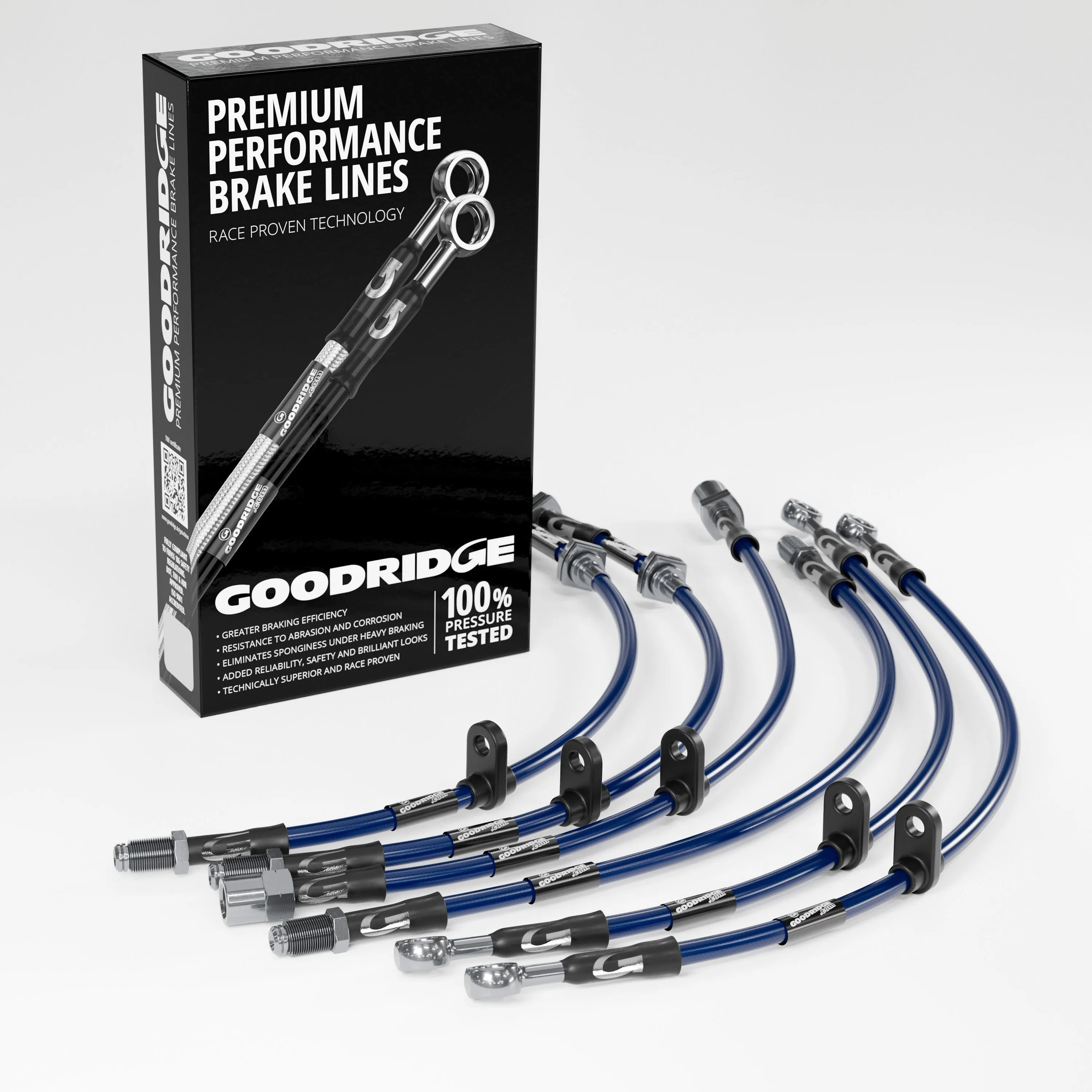 BRAKE HOSE KIT FOR AUSTIN MG METRO ALL VARIANTS 1982-1990