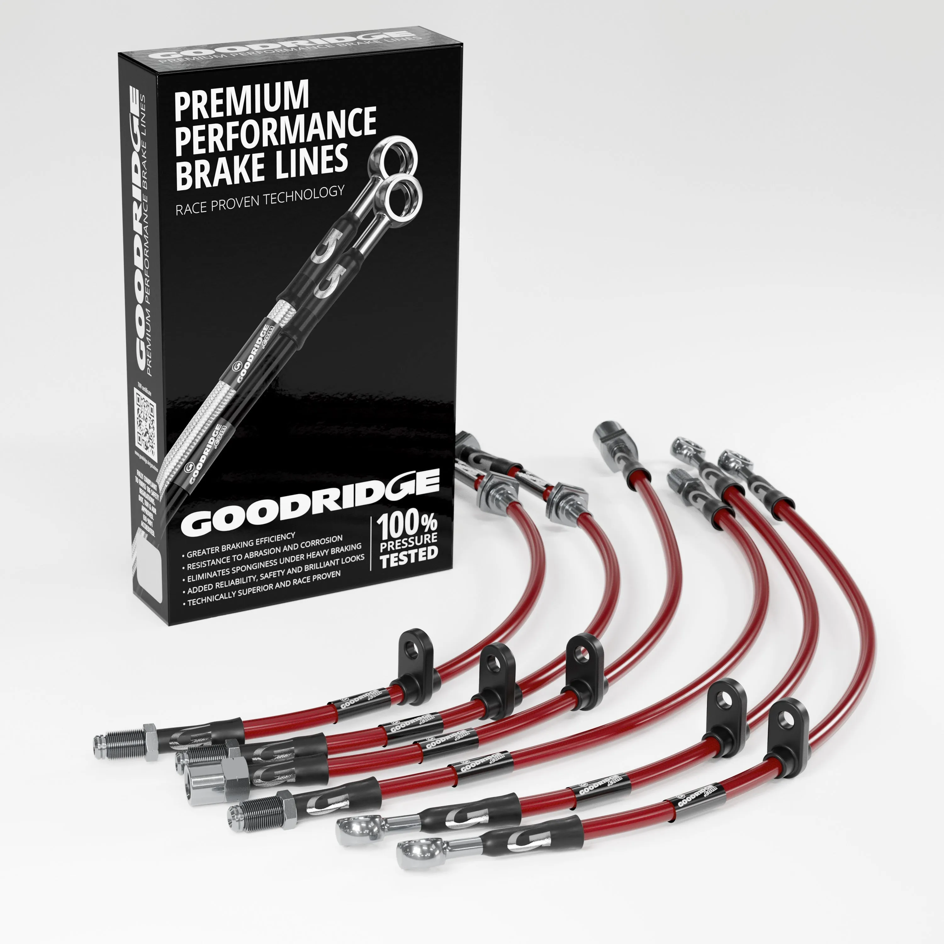 BRAKE HOSE KIT FOR AUSTIN MG METRO ALL VARIANTS 1982-1990