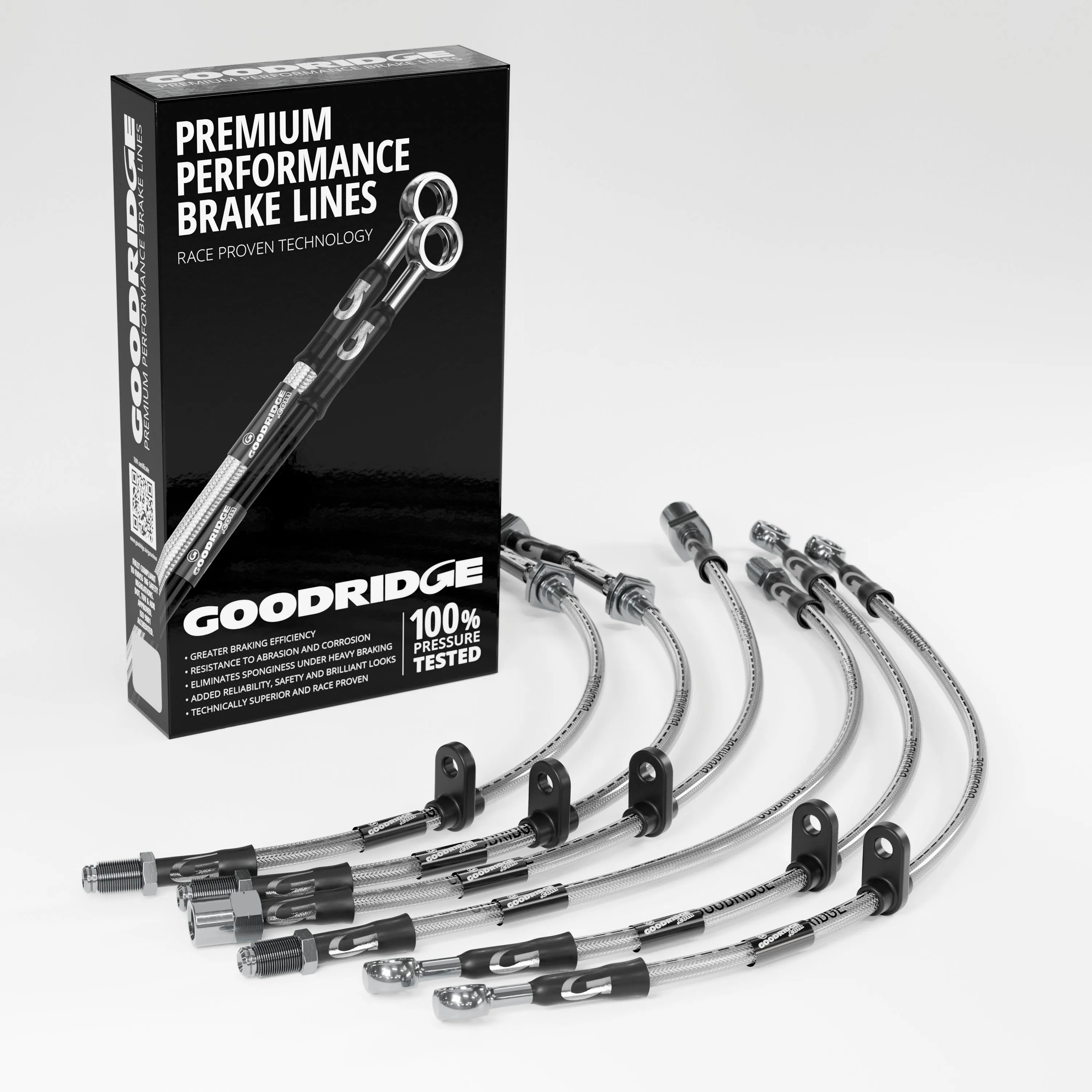 BRAKE HOSE KIT FOR AUSTIN MG METRO ALL VARIANTS 1982-1990