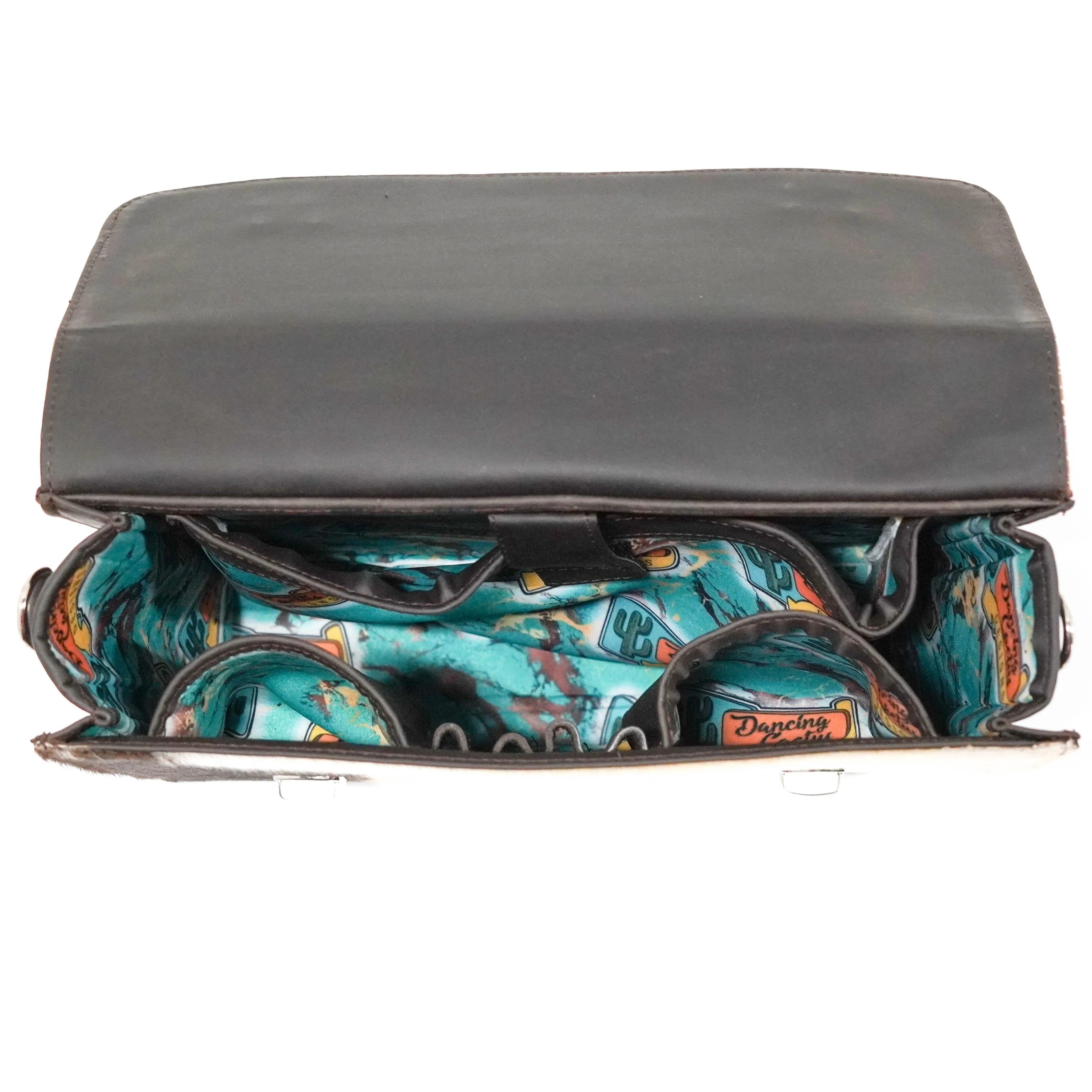 Briefcase - Longhorn w/ Bora Bora Navajo