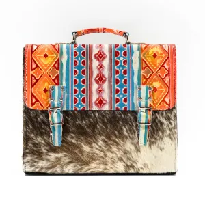 Briefcase - Longhorn w/ Great Plains Navajo