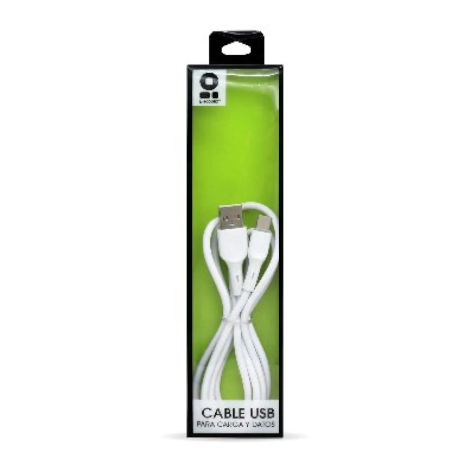 BRobotix Cable USB A Macho - USB C Macho, 1 Metro, Blanco