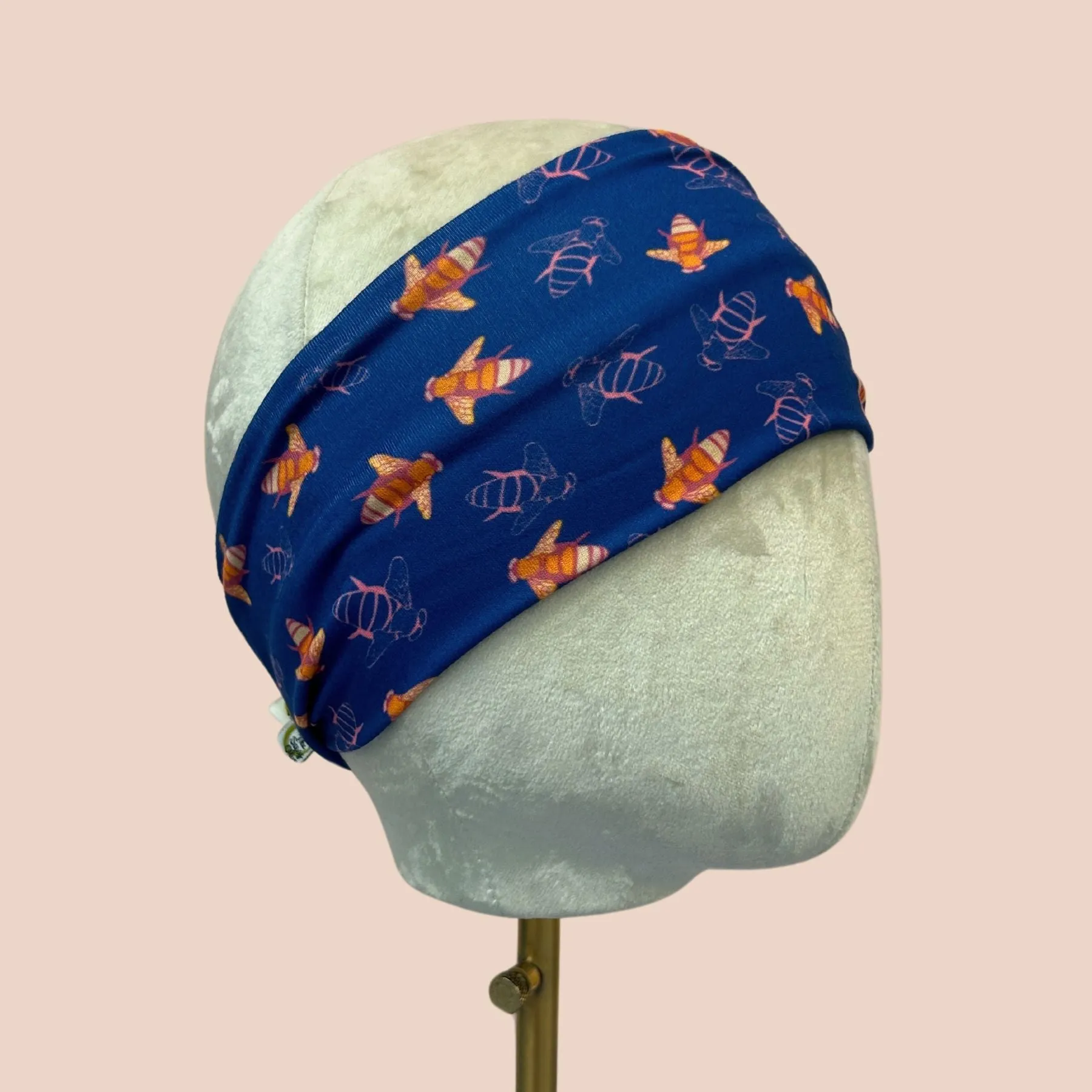 Bumble Bee Blues Stretch Headband