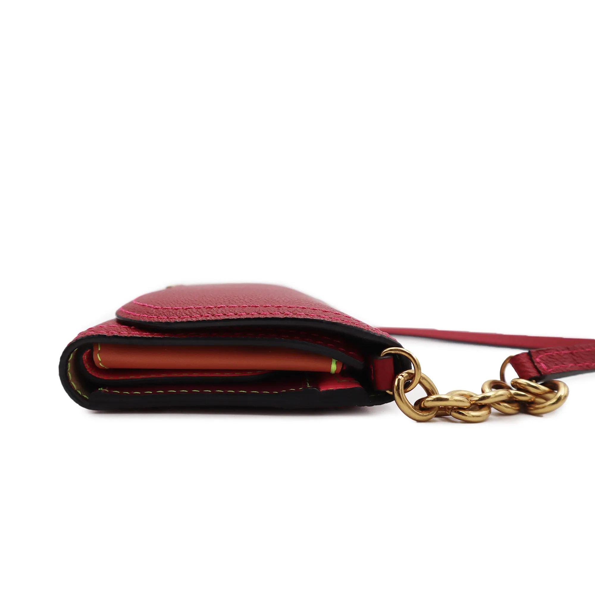 Burberry Calfskin Henley Wallet on Chain