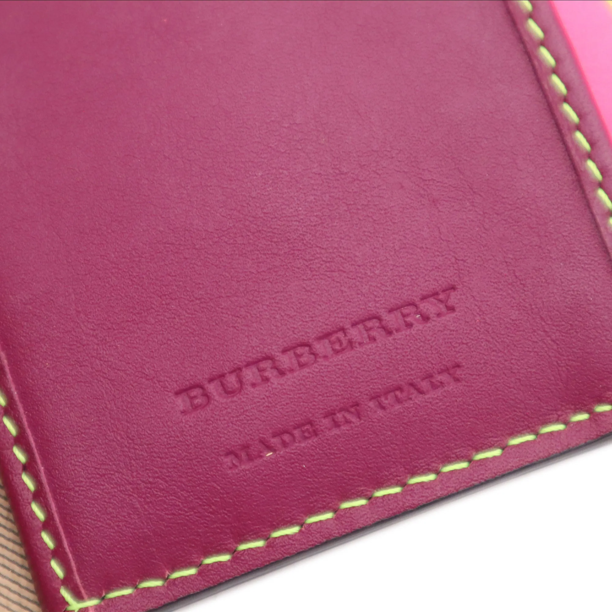 Burberry Calfskin Henley Wallet on Chain