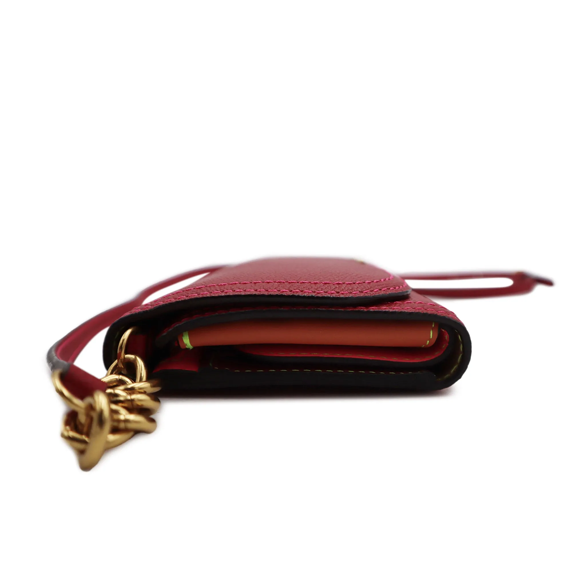 Burberry Calfskin Henley Wallet on Chain