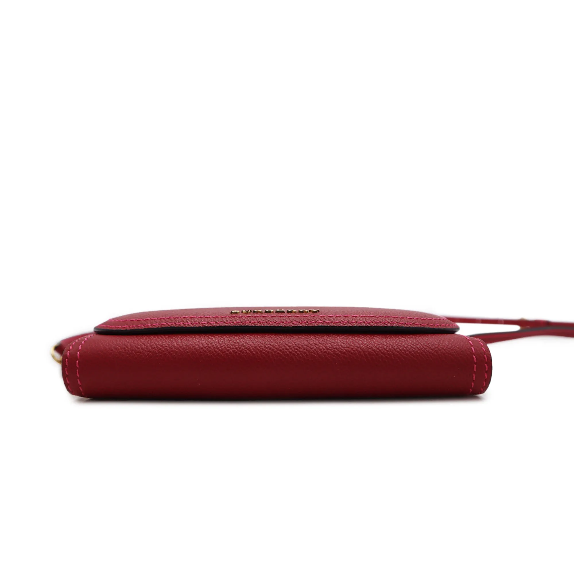 Burberry Calfskin Henley Wallet on Chain