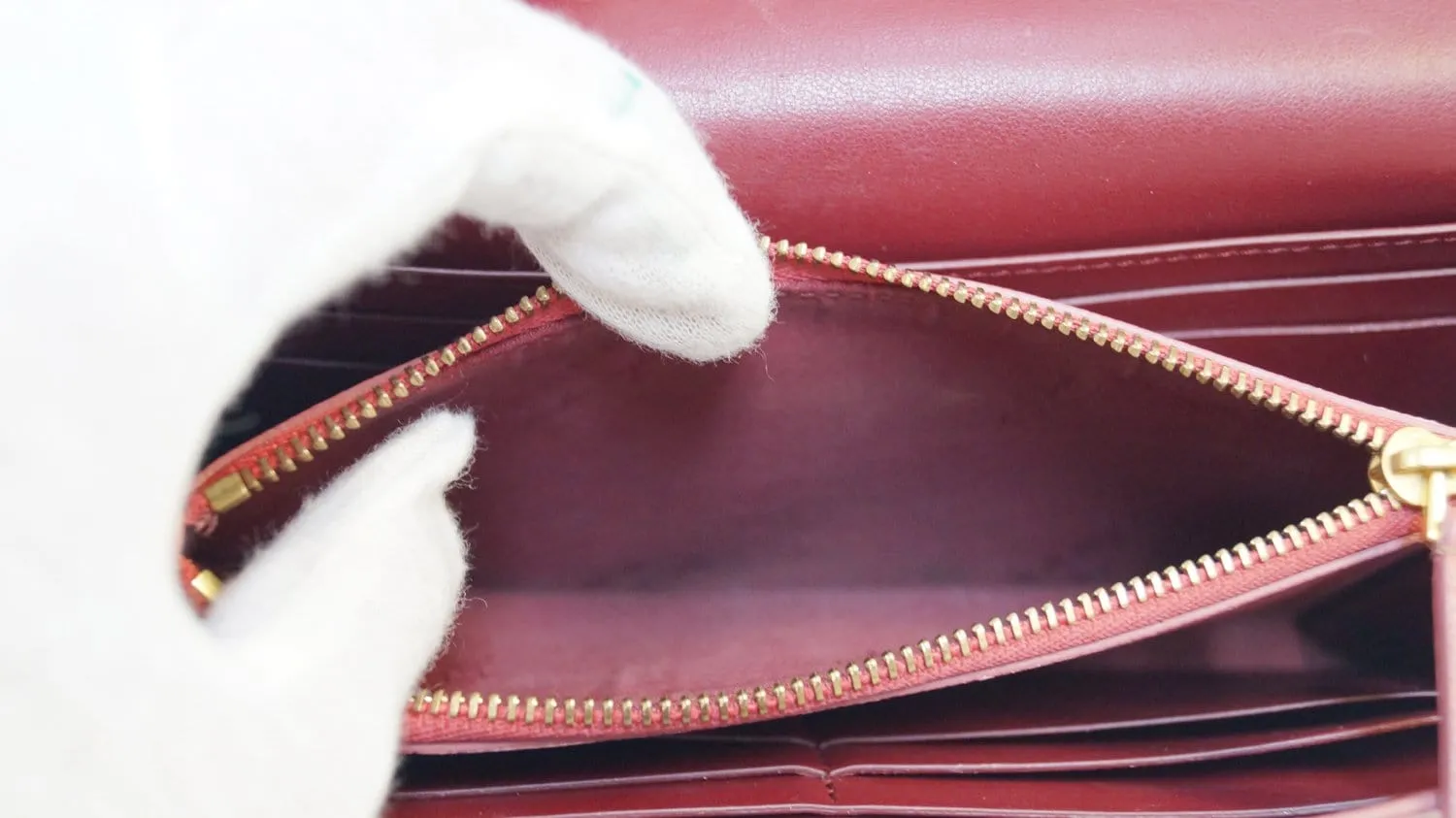BURBERRY Trench Leather Continental Wallet Blossom Pink