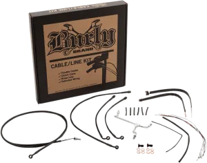 Burly Brand B30-1187 Handlebar Cable/Line Install Kit - Black