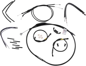 Burly Brand B30-1212 T-Bar Cable and Brake Line Kit - 12in.