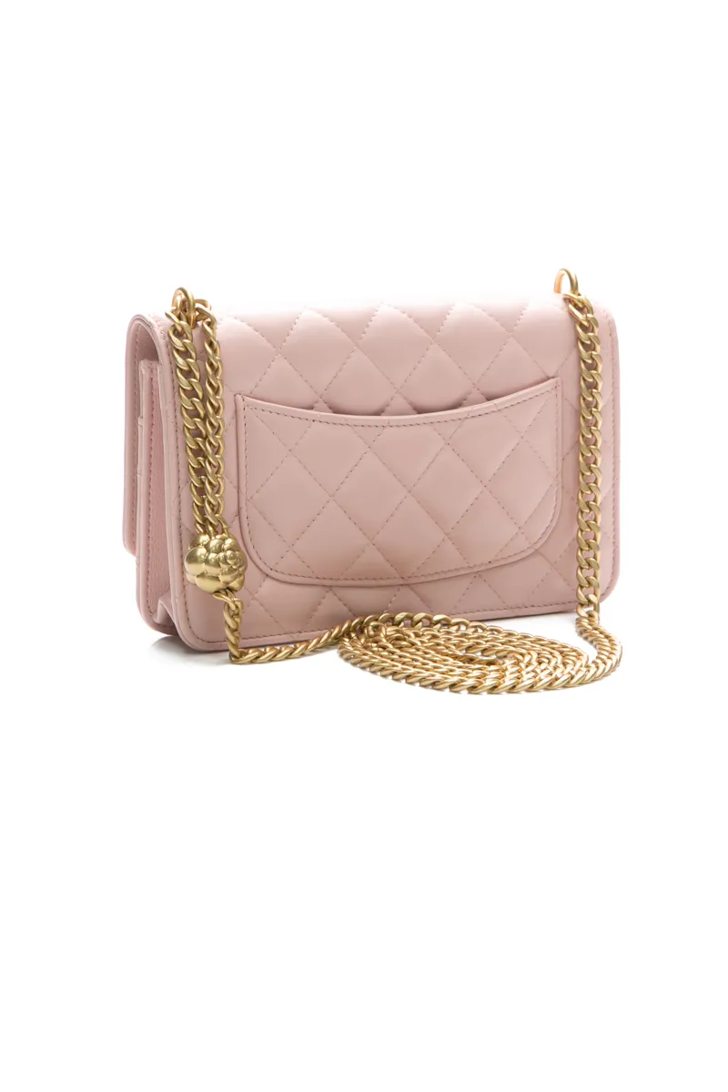 Camellia Crush Wallet On Chain Bag