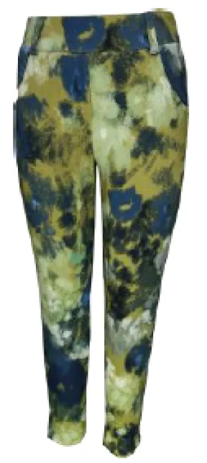 Camouflage Denim Skinny Pants