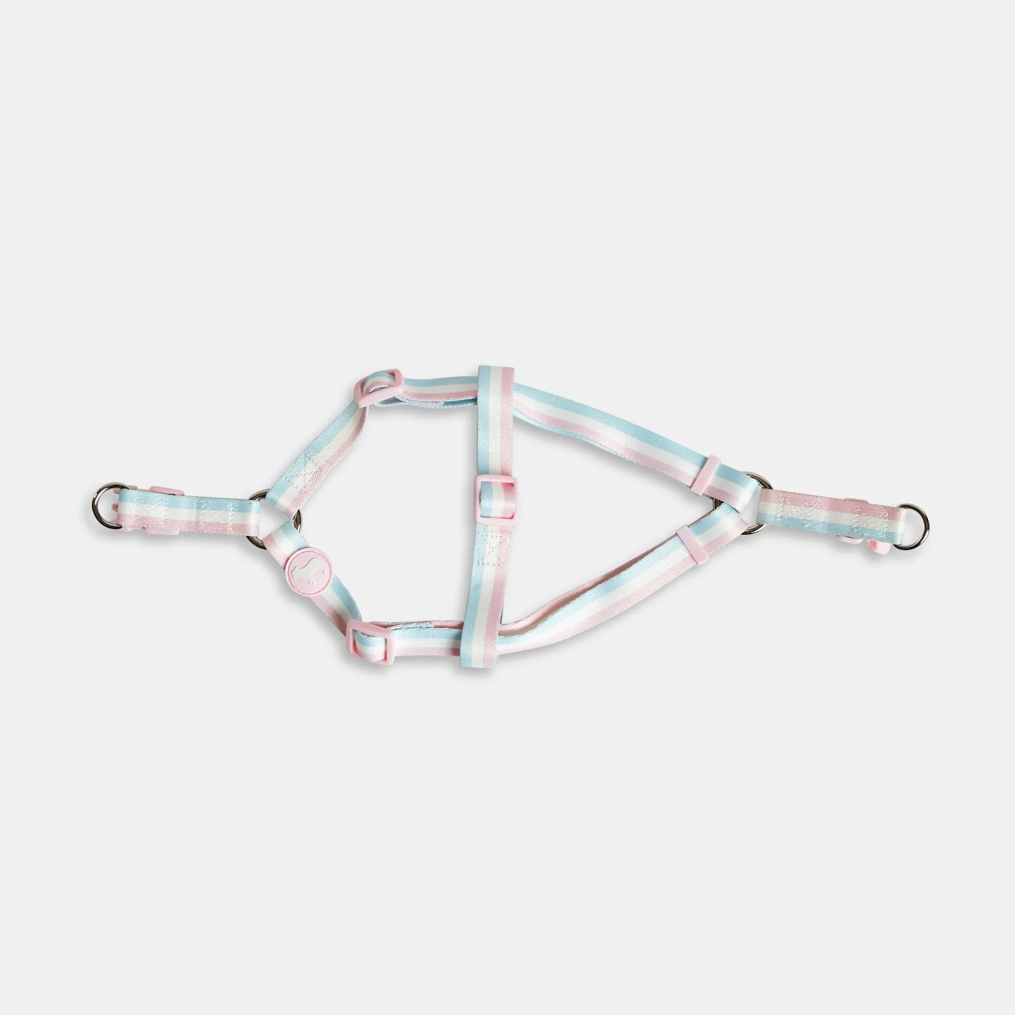 Candyfloss Stripe Fabric Dog Harness