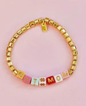 Cat Mom Stretch Bracelet