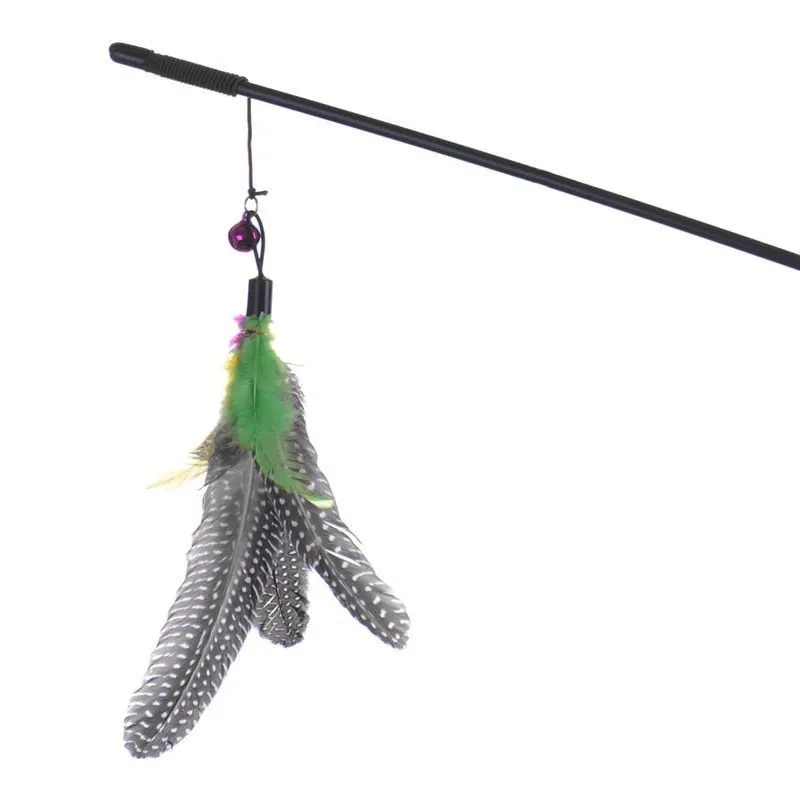 Cat Rod With Feather Toy