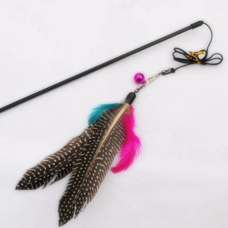 Cat Rod With Feather Toy