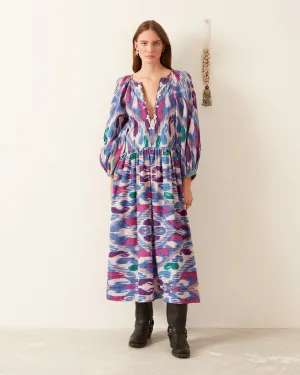 Celeste Oasis Ikat Dress