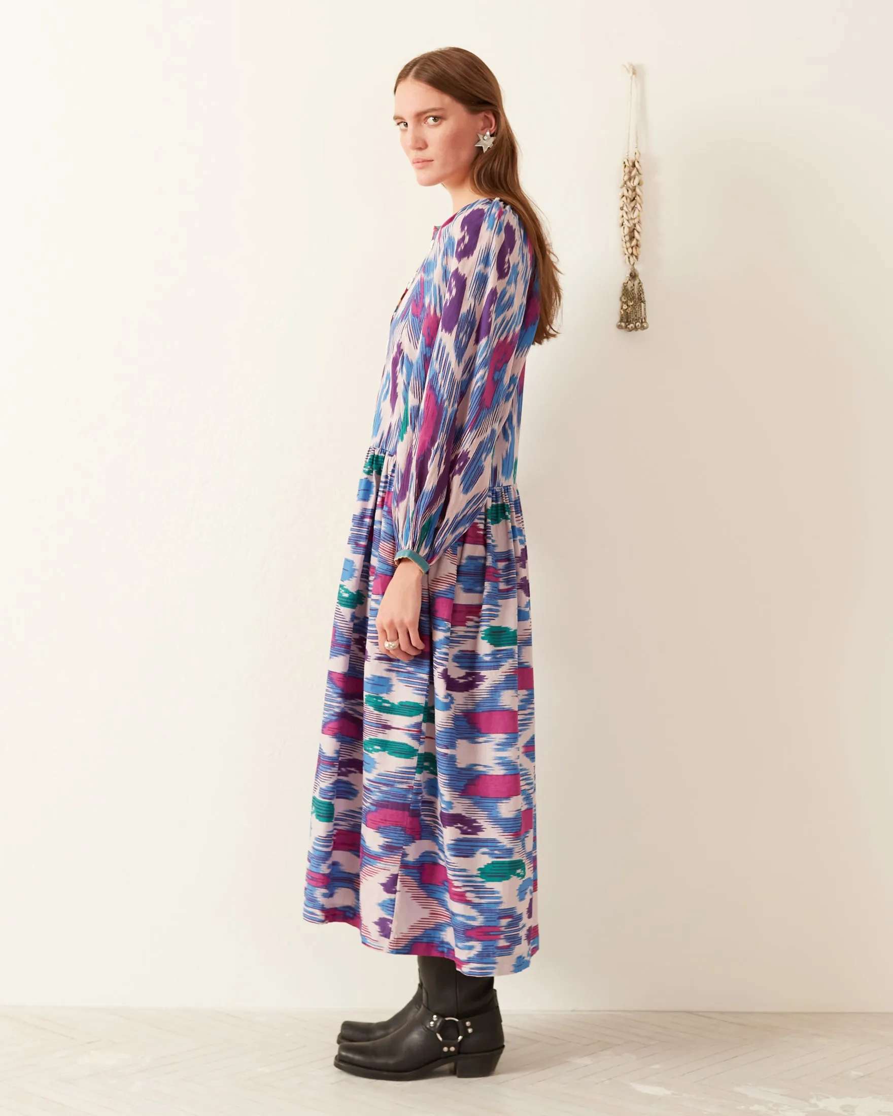 Celeste Oasis Ikat Dress