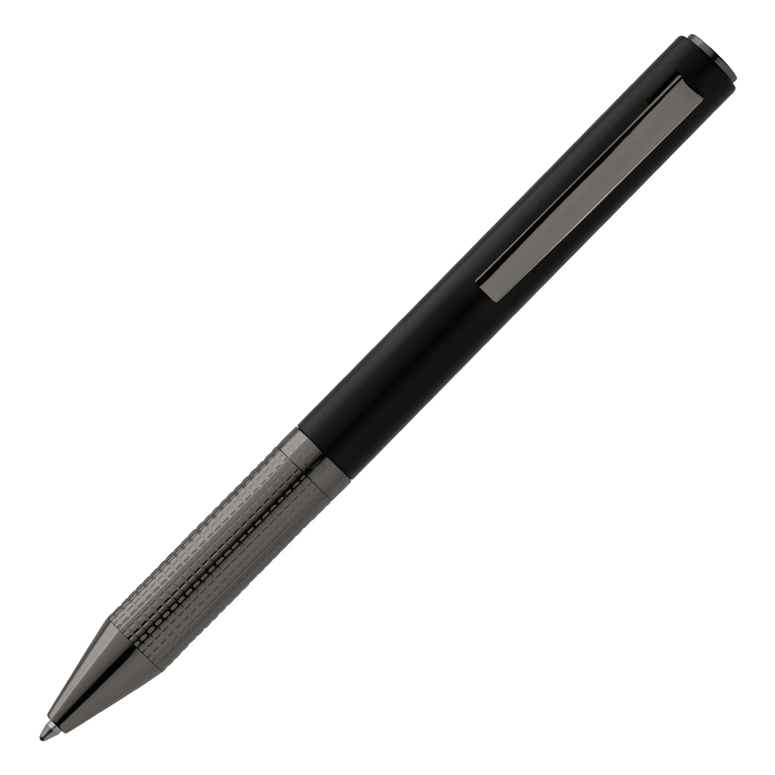 CERRUTI 1881 NPBKM012A - Set Irving Black (ballpoint pen, key ring & money wallet)