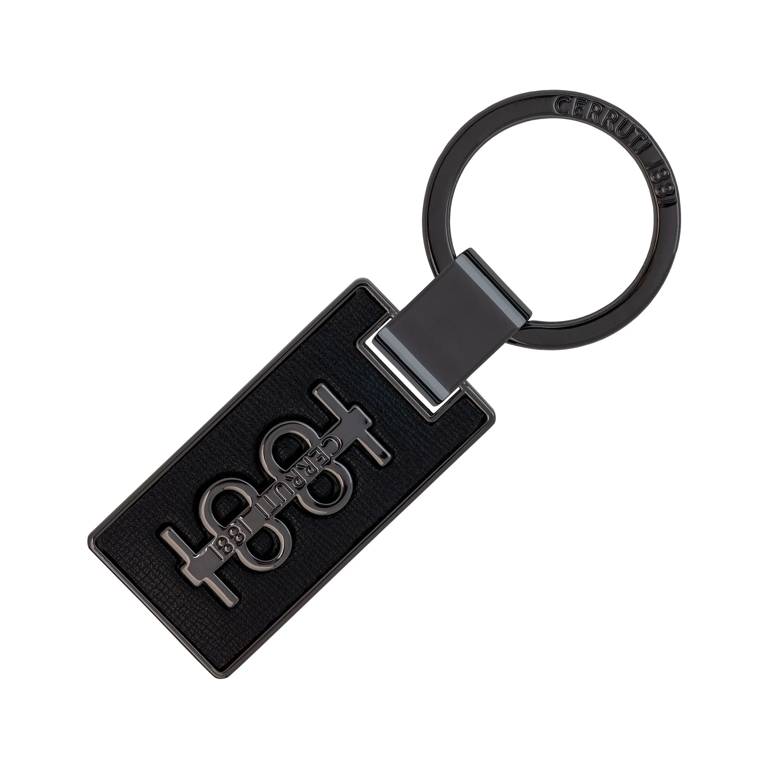 CERRUTI 1881 NPBKM012A - Set Irving Black (ballpoint pen, key ring & money wallet)