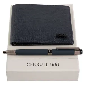CERRUTI 1881 NPBW013N - Set CERRUTI 1881 (ballpoint pen & wallet)